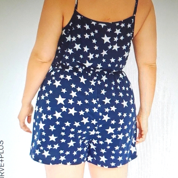 Shein Galaxy Print Romper - Picture 2 of 3